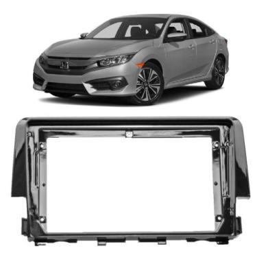 Imagem de Moldura Painel 9 Polegadas Civic G10 17 18 19 20 21 DVD MP5 - Ecarfram