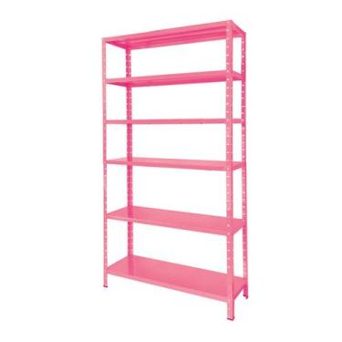 Imagem de Estante de Aço 6 Prateleiras Reguláveis 30cm Multiuso Várias Cores - B