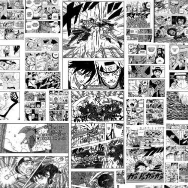 Imagem de Papel De Parede Adesivo Autocolante Quarto Mangá Naruto Anime - PAPELE