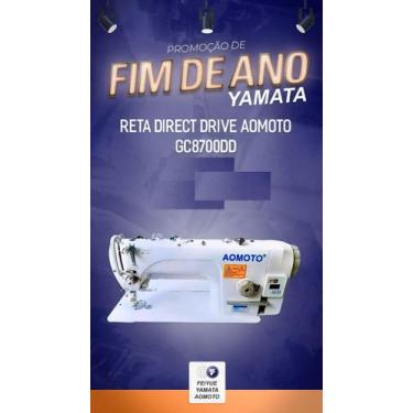 Imagem de Máquina De Costura Reta Direct Drive AOMOTO-12m Garantia, 110V