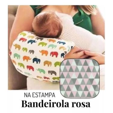 Imagem de Almofada de Braço e Colo Amamentação e Descanso em Algodão - Nathalia 