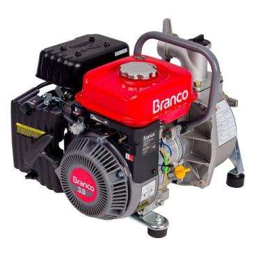 Imagem de Motobomba a Gasolina B4t702s 3cv Partida Manual Branco Motores, VERMEL