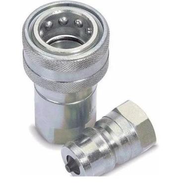 Imagem de Conjunto engate rapido hidráulico 1/2" npt industrial - RWBORRACHAS