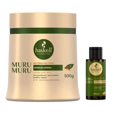 Imagem de Kit Murumuru 1 Máscara 500ml 1 Seiva 35ml Haskell