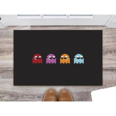 Imagem de Tapete Capacho Decorativo Entrada Porta Sala PacMan - Deluzz