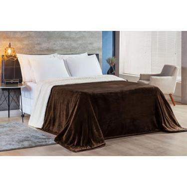 Imagem de Cobertor Alaska Manta Sherpa Dupla Face Queen Várias Cores Verde, Cinz