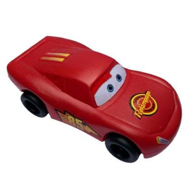 Imagem de Relampago Mcqueen Carro de Brinquedo Grande 30cm Resistente de Plastic