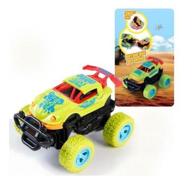 Imagem de Kit 2 Carrinhos Monster Truck Angry Predators Bate Volta 360 - SOFT CA