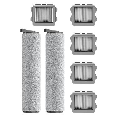 Imagem de Peças de reposição para esfregão a vácuo compatíveis com substituição de escova de rolo Tineco, adequadas com Ifloor Série 3, Floor One S3 Series, Ifloor 5 Breeze Cleaner, conjunto inclui 2 escovas de