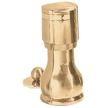 Imagem de American Standard 8391.000.099 Amarilis 2 manoplas Torneira de bidé montada com dreno pop-up e disjuntor a vácuo, latão polido (alças não incluídas)