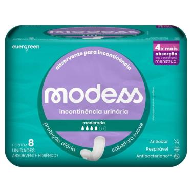 Imagem de Absorvente Modess Incontinência Moderada 8un