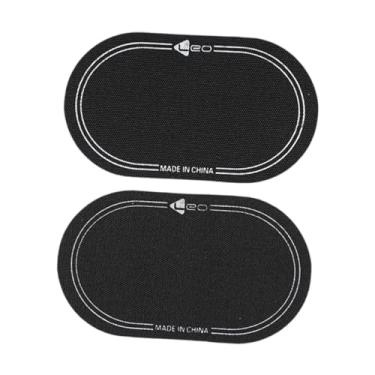 Imagem de Fancyes 2x Patches de pele de tambor Almofadas de percussão Peças de bateria Acessórios para instrumentos de percussão Tocadores de bateria Patches de pele de, Pedal Duplo