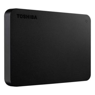 Imagem de HD Externo Portátil Toshiba 2TB Canvio Basics USB 3.0 Preto - HDTB420X