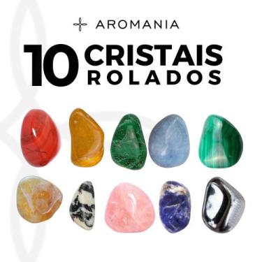 Imagem de  Cristais Naturais Pedras Roladas Kit 10 Unidades - Transforme seu Amb