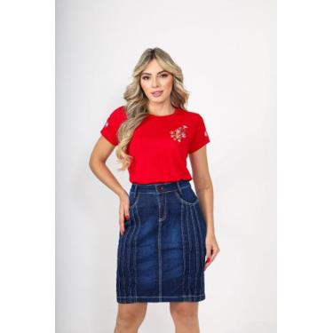 Imagem de Saia secretária - Kavod denim, 38