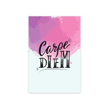 Imagem de Placa Decorativa MDF Frase Carpe Diem 20x30cm - Quartinhos