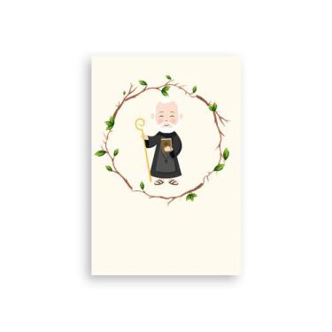 Imagem de Painel De Festa 3d Vertical 1,50 x 2,20 - Galhos e Folhagens Santo São