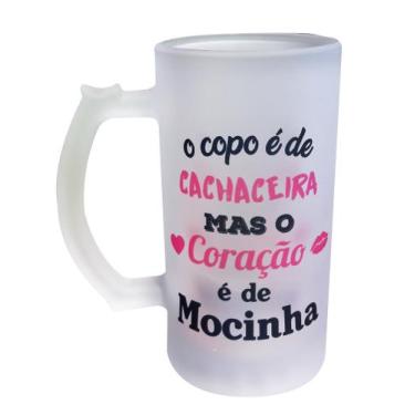 Imagem de Caneca Chopp Cerveja Vidro Personalizado Cachaceira Mocinha - GMH Prod