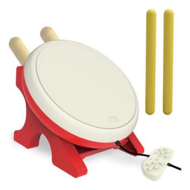 Imagem de Controle Tambor Taiko Drum Com 2 Baquetas Acessórios Compatível com Ni