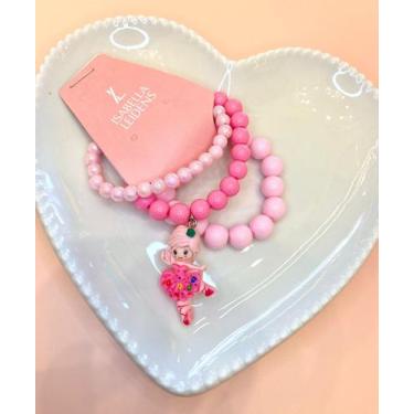 Imagem de Pulseiras de Miçanga Infantil Bailarina (conjunto com três pulseiras) 