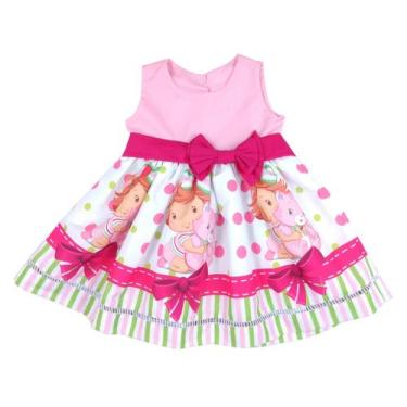 Imagem de Vestido Moranguinho baby Rosa Festa Infantil - Ateliê Iza Rocha, 06