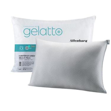 Imagem de Travesseiro Altenburg Gelatto - Confortável - Fresquinho- Não Alérgico