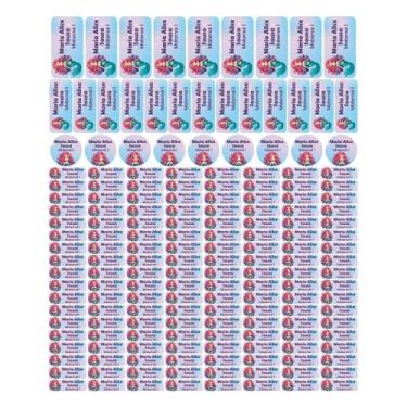 Imagem de 175 Etiquetas Escolares Personalizado Vinil Sereia - Tectoner, SEREIA 