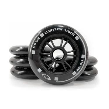 Imagem de 6 Rodas Canariam Xlide 110mm 85a Profissional Para Patins Urbano, Pret