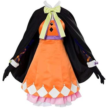 Imagem de Fantasia cosplay de princesa Mikoo de anime, vestido de Halloween, saia de abóbora, fantasia de Natal, conjunto completo, Tamanho:, One Size