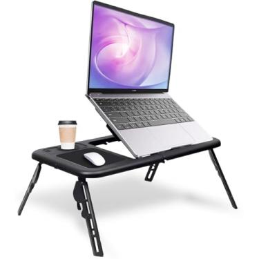 Imagem de Reamty Suporte para Notebook, Mesa Dobrável para Laptop com Ventilador Silencioso