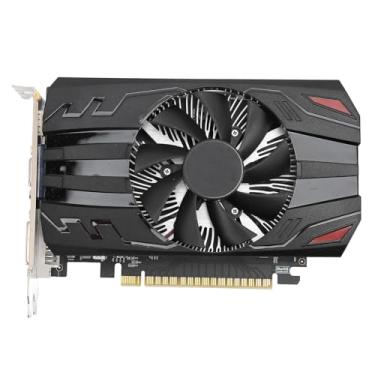 Imagem de Placa Gráfica de Vídeo para Jogos de Computador GDDR5 de 2 GB, Placa Gráfica de Baixo Perfil de 128 Bits 1250 MHZ PCI Express 2.0 DVI VGA HDMI Com Ventilador de Resfriamento único