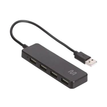 Imagem de Hub USB 2.0 com 4 Portas - AC443... - Multilaser