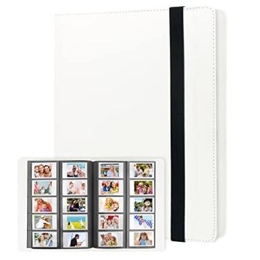 Imagem de Veicevol Álbum de Fotos de 400 Bolsos para Câmera Fujifilm Instax Mini, Câmera Polaroid, Álbum para Câmera Instantânea Fujifilm Instax Mini 11 12 90 70 9 8+ 8 Liplay, Câmera Instan,400 Bolsos Brancos
