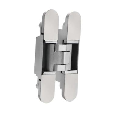 Imagem de Dobradiça secreta para portas, invisível, resistente à abrasão, acessórios de hardware de liga de zinco, dobradiça de porta para banheiro, Style B