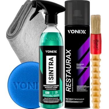 Imagem de Restaurax 400ml Renovador Plástico Automotivo Sintra Pano