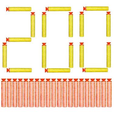 Imagem de 200 Dardos Espuma Gruda na parede Ponta Borracha para Nerfs - Pica Pau
