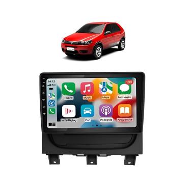 Imagem de Kit Multimidia Palio Way 2014 / 2018 Carplay AndroidAuto 9 Pol - Roadstar 908BR