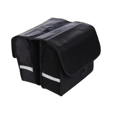 Imagem de Colaxi Saco de de bicicleta, transportador de banco traseiro, com alça refletiva, acessórios, pannier de bicicleta, alforje para viagens, ciclismo longo