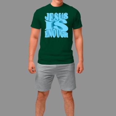 Imagem de Camisetas Básica Casual Gola Redonda - Rodliwes, Verde, GG
