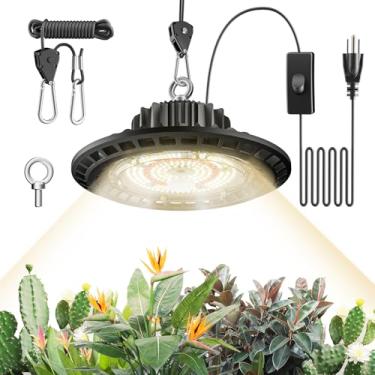 Imagem de AJABotanics Ajabotanics 100W Led Grow Light Para Plantas De Interior, Espectro Total Com Diodos Samsung, À Prova D'Água Ip65, Alta Eficiência 2,7 Μmol/J, Lâmpada De Cultivo Suspensa Para Estufa, Ten