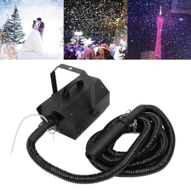 Imagem de Máquina de Neve para Interior/exterior | Máquina de Neve Artificial Com Tubo Telescópico de 5m | Máquina de Longa Duração do Floco de Neve (Plugue da UE 110-240V)