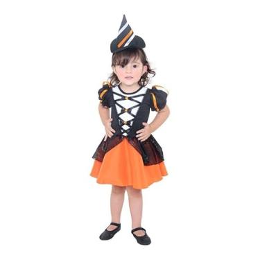 Imagem de FANTASIA BRUXA ENCANTO-LARANJA BEBE-M