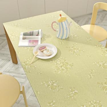 Imagem de Papel de parede bege em relevo de seda pálido papel de parede floral dourado pálido papel de parede texturizado rosa amarelo claro para quarto sala de estar papel de contato floral moderno para