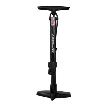 Imagem de Bomba de Ar Pé Bike 160psi com Manômetro Bico Presta Schrader Absolute