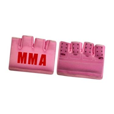 Imagem de UGPLM MMA Gel Boxing Luvas Protetores Sweat Absorved Lightweight Gifting Luvas de luta adultos para Sanda Karate Muay Thai luta, Rosa
