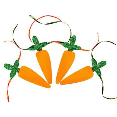 Imagem de kit 50 Gravata Cenoura Páscoa TAM.G Pet Petshop Cão e Gato - MIMO SHOW