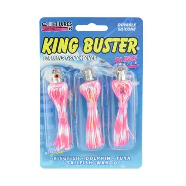 Imagem de C&H LURES King Buster Bling Series, rosa/branco (CH-BL13)