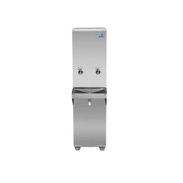 Imagem de Bebedouro de Coluna Industrial 2 Torneiras 25 Litros Frisbel RAO Inox 127V