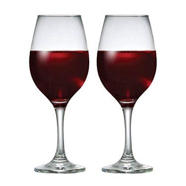 Imagem de Ruvolo, Jogo de Taça de Vinho Tinto One, Taça de Vidro 2 pcs, 385ml