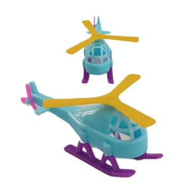 Imagem de Mini Brinquedo Super Helicóptero Colorido - 4 Unidades - Mini Toys